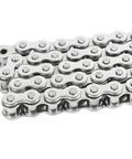 Top Tier 1.5Meters 304 Stainless Steel Short Pitch Roller Drive Chain Join Buckle For Industrial Transmission Gear 04C 05B 06B 08B 10B 12B And 16B Models close-up of roller chain links