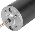 Close-up of Dope High Speed Permanent Magnet DC Motor for DIY Generators, 6V-12V-24V, with copper windings and reversible shaft