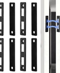 4 Pack Cabinet Magnetic Catches 30 Lb Heavy Duty Door Catches Screw On Closet Doors Closures Stainless Steel Black Finish