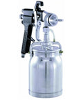 Heavy Duty Handheld Paint Sprayer Gun Featuring Adjustable Wide Sweep Flow And Dead Simple Fluid Control System Includes 32 Ounce Anti Drip Canister For Furniture Wood Cars
