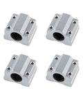 Heavy Duty Linear Motion Ball Bearing Slide Block Bushing SC10UU set of four aluminum components for custom builds