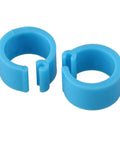 100 Pcs Pigeon Leg Bands 8mm Blue Identification Clip Rings Plastic Bird Markers For Easy Identification And Quick Visual Spotting Of Your Flock Durable Clip On Tags