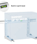 Heavy Duty Mini Split Wall Mount Bracket Built Like A Tank For 7000 To 18000 BTU AC Units With Shock Absorbing Rubber Dampers and level, supports 330 lbs.