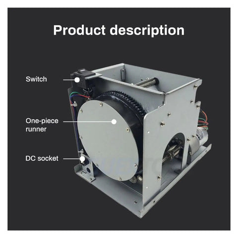 Kickstart Your DIY Projects With This Fully Automatic Screw Machine. Adjustable Track Feeder Arranges Screws Perfectly For Hassle-Free Assembly. Ideal For Beginners Who Want Quick, Precise Results Without The Headache. Compact Design Fits Any Workspace
