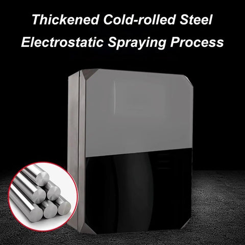 Top Notch Hella Tough Outdoor EV Charger Station Protective Storage Box With Secure Key Lock Waterproof Dustproof Floor And Wall Mounted Cable Organizer Rack For Your Ride, showcasing thickened cold-rolled steel with electrostatic spray finish.