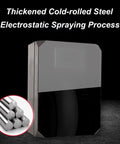 Outdoor EV Charger Rig With Secured Key Lock, Floor Standing Pedestal, showing thickened cold-rolled steel and electrostatic finish.
