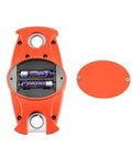 Back view of the Orange Beefy Industrial Digital Scale 300 Kg 600 Lb SF-918 battery compartment with cover removed.