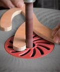 Woodworking with Oscillating Sander Rubber Drum 5-Piece Set For Drill Or Drill Press With 3/4, 1, 1-1/2, 2, And 3 Inch Spindles