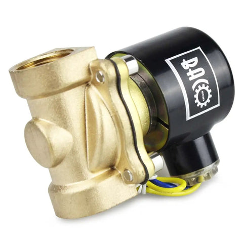 Brass Electric Solenoid Valve Three Quarter Inch NPT AC 110V Normally Closed For Plumbing And Auto Water Lines No Fuss Easy Install