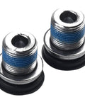 2 Pack Bicycle Crank Arm Bolts For ISIS Axle Ebike M15 Thread Steel With Plastic Seal Black 15mm Length 8mm Hex Socket Easy Install Rustproof Cycling Parts Kit, close-up