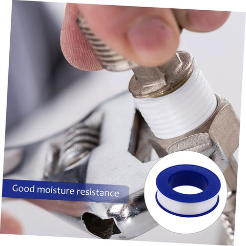 High Temp PTFE Plumbing Tape Sealant For Outdoor Use All Weather Acid And Alkali Resistant Plumber Tape applied on pipe