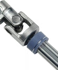 Sturdy Lower Intermediate Steering Shaft With U Joint Coupler detailed view, showing metal joint and shaft, perfect for 2009-2014 Ford F150.