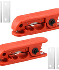 Two Piece LCP-240 Wire Stripper Set With Ten Blades, Heavy Duty Cable Stripping Tool For AWG 12 To 4/0 Cables, Battery And Welding Wires