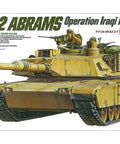 M1A2 Abrams Main Battle Tank Model Kit In 1 35 Scale For Hobbyists And Collectors box with tank art and details
