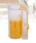 Queen Bee Marking Kit For Beekeepers One Handed Queen Catcher Bottle Cage in yellow plastic with transparent sides