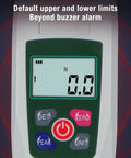 Pro Grade Digital Force Gauge Push Pull Dynamometer For Tension And Pressure Testing, 2N Range, 0.2kg/0.45lb Load Tester, Handy Thrust Meter For Auto Parts, Electronics, And Industrial Use display with alarm limits and buttons