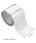 Heavy Duty Waterproof Butyl Tape 10cm By 5m Self Adhesive Aluminum Foil Sealant Tape For Roof Leak Repair, roll view