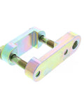 Single Panhard Rod Bar Mount For 2 Inch Square Tube Heavy Duty Zinc Plated Steel Adjustable Suspension Bracket on white