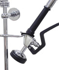 Commercial Sink Sprayer Replacement Kit With Handle Grip, Pre-Rinse Faucet Spray, showing pro-grade brass construction.