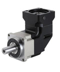 Heavy Duty NEMA34 Motor Reducer Paired With Precision Planetary Gearbox, metallic design, single unit reducer, side view.