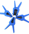 Pro Grade Heavy Duty Brake Tubing Clamps Kit for Cars Motorcycles and Trucks Leak Proof Brake Line Clips blue carbon steel