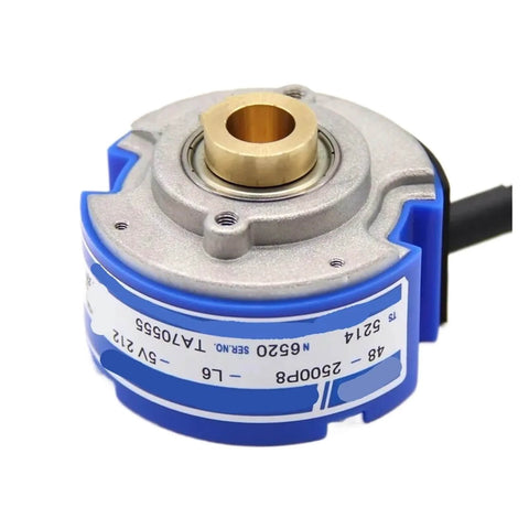 5V Servo Motor With 2500PPR Rotary Encoder, Quiet Smooth Operation, High Precision Positioning for CNC Robotics, side view