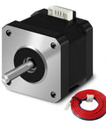 Nema 17 Stepper Motor 42x40mm High Torque 1.5A 2 Phase 4 Wires 1.8 Degree With 39.3 Inch Cable for 3D Printer CNC