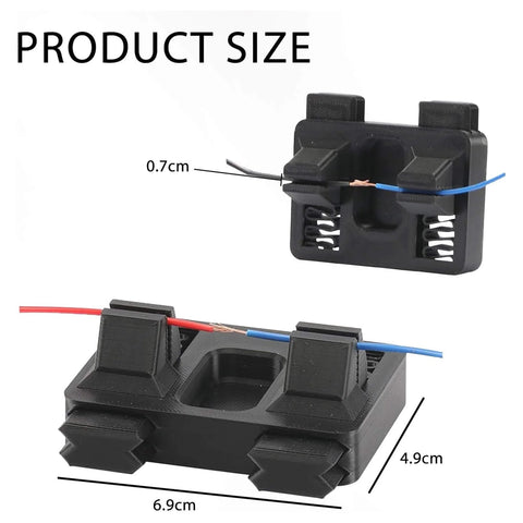2 Pack Electric Wire Welding Fixture And Soldering Clamp For MIG TIG And Spot Welding, black, with wire holding lead