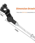 Shift Linkage Lever For Ninja 400 500 Z400 ER400 ER500 2018 2024 All Editions Replacement Gear Shift Lever with dimensions