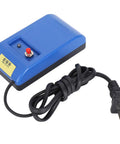 Watch Demagnetizer Pro Tool for Mechanical Watches 110 220V, blue device with power cord and switch