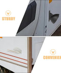 Sleek And Secure Rv Door Retainers For Ultimate Hold And Style Versatile Nylon Catch Easy Install on RV door.