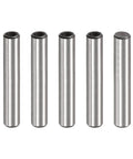 Internal Thread Dowel Pin Set 5 Pcs 5x30mm Chamfered Flat Carbon Steel Cylindrical Pins For Woodworking And Metalwork M3 Thread Depth 6mm