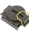 Durable Alloy Survival Compass With Metal Cover And High Accuracy North Indicator Lightweight Aluminum Build