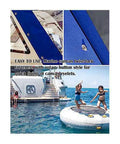 No Sweat Setup Heavy Duty Canvas Twist Lock Fasteners Turn Button Eyelet Studs 40 Sets With Washers For Marine Tarps Awnings And Outdoor Gear Built Tough As Nails in marine setting with kids on inflatable.