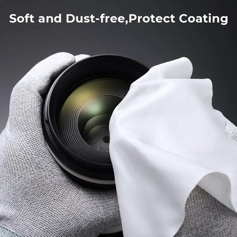Cleaning lens with microfiber cloth for 67mm Variable ND Filter 1 to 9 Stops for Camera Lens Dope ND2 to ND400 Adjustable Neutral Density