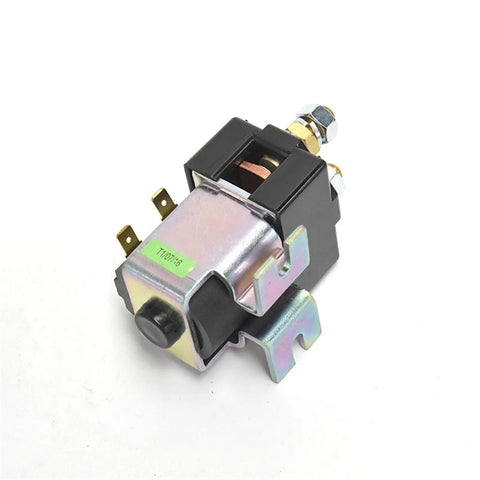 Heavy Duty 24V 125A Motor Contactor Sw80164L With Mounting Bracket For Electric Vehicles, showing the metal and plastic assembly.