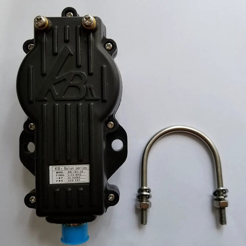 3-54 MHz 1:1 Current Balun For Dipole Antennas, Beefed-Up Bandwidth, Handles Up To 2000 Watts PEP, Toroid Core With Low Permeability Ferrite shown