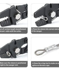 Wire Rope Swager For Crimping Fishing Lines Up To 2.2mm Hardened Steel Jaws With Black Oxide Finish in use demonstration