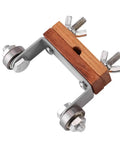 Heavy Duty Chisel Sharpening Guide Rock Solid Honing Jig with wooden and metal clamps for woodworking blades and carving tools.