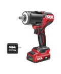 Tough As Nails Brushless Impact Wrench Delivering Eight Hundred Foot Pounds Of Mid Torque with 45W charger and USB-C battery.