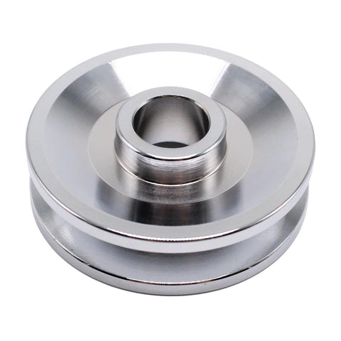 Beef Up Your 1957-1985 Chevy Small Block V8 With This Polished Chrome Alternator Fan And Pulley Kit Single Groove Design