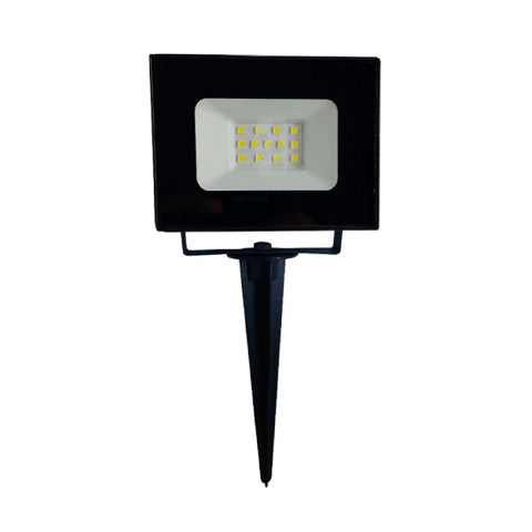 Two Pack Metal Ground Stakes For LED Flood Lights 10W To 100W Outdoor Mounts For Gardens Yards And Landscape Lighting