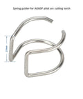 Spring guider for AG60P Plasma Cutter Consumable Kit, 27mm, metal, shown in close-up view for plasma torch gun replacement parts.