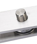 Close-up of Heavy Duty Stainless Steel Pivot Hinge With Ball Bearing System For 360 Degree Rotation Concealed Door Hardware For Wood Doors And Bookcases By Marhynchus