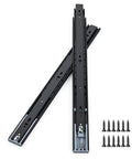 Whisper Quiet Soft Close Drawer Slides 20 Inch Full Extension Ball Bearing Heavy Duty Side Mount For Cabinets 1 Pair Black