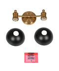 Modern Farmhouse Bathroom Light Fixtures In Black And Brushed Gold Over Mirror Vanity Lights That Give Your Bathroom A Boss Vibe, fixture components