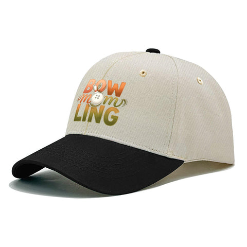 Lightweight Womens Cap With Low Profile Unstructured Fit Adjustable Buckle Six Ventilation Eyelets For Running Hiking Cycling Mom Approved Everyday Comfort, off-white with black brim and text design