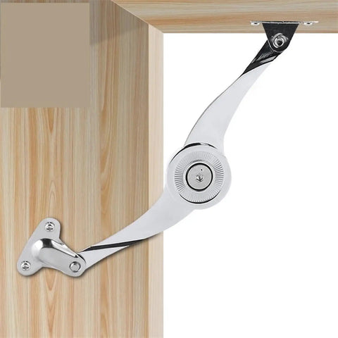 Two Pack Hydraulic Lift Up Cabinet Door Hinges With Adjustable Stop For Kitchen Upper Cabinets Soft Close Lift Assist