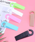 Set Of 6 Thermoplastic Rubber Door Stopper Wedges For Anti Slip Protection And Finger Pinch Prevention, colorful wedges