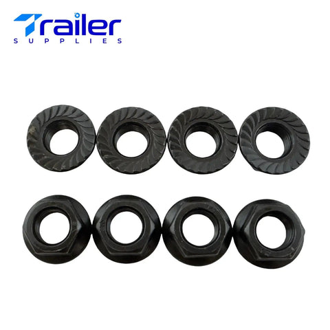 Hex nuts for Three Thousand Five Hundred Pound Trailer Axle U Bolt Kit With Five And A Half Inch U Bolts Tie Plates And Hardware Bolt On Ready Fits Two And Three Eighths Inch Round Axles And One And Three Quarter Inch Leaf Springs For Dexter And AL KO Trailers.